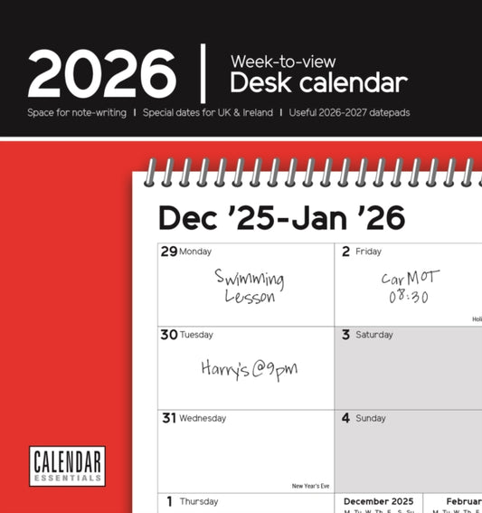 Book cover of: Essential Weektoview Easel Desk Calendar