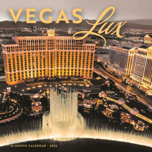 Book cover of: Vegas Lux Square Wall Sunday Start Calen