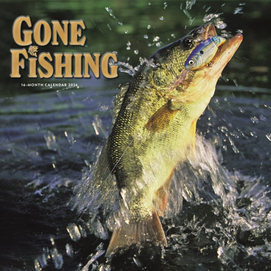 Book cover of: Gone Fishing Square Wall Sunday Start Ca