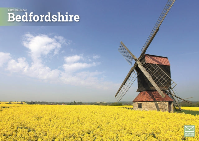 Book cover of: Bedfordshire A4 Calendar 2026
