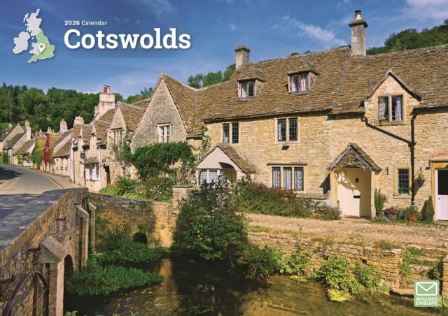Book cover of: Cotswolds A4 Calendar 2026
