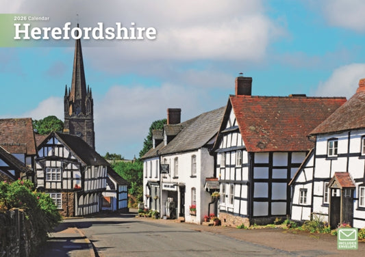 Book cover of: Herefordshire A4 Calendar 2026