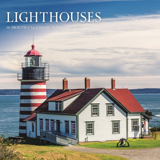 Book cover of: Lighthouses Square Wall Sunday Start Cal