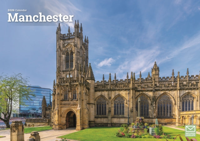 Book cover of: Manchester A4 Calendar 2026