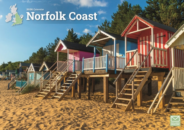 Book cover of: Norfolk Coast A4 Calendar 2026