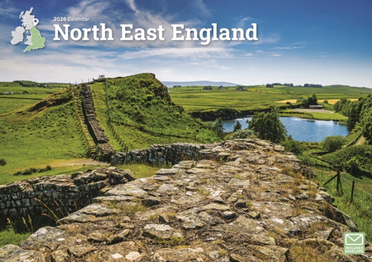 Book cover of: North East England A4 Calendar 2026
