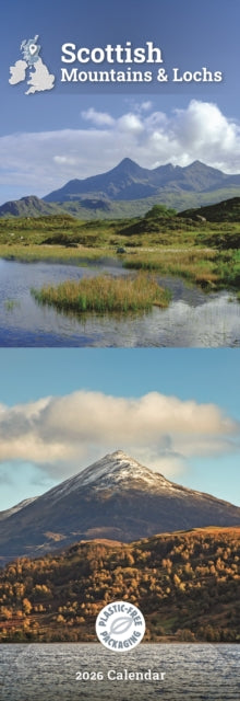 Book cover of: Scottish Mountains Lochs Slim Calendar 2