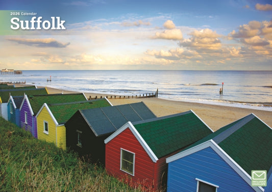 Book cover of: Suffolk A4 Calendar 2026