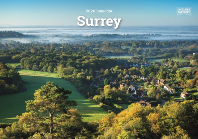 Book cover of: Surrey A5 Calendar 2026