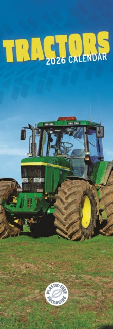 Book cover of: Tractors Slim Calendar 2026