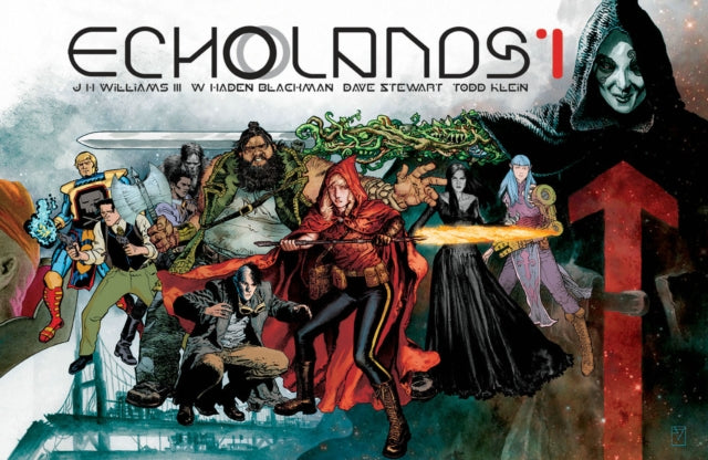 Book cover of: Echolands, Volume 1. By: J. H. Williams III