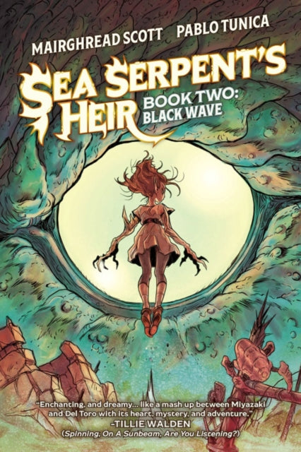 Book cover of: Sea Serpent's Heir Book Two: Black Wave. By: Mairghread Scott