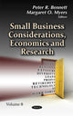 Book cover of: Small Business Considerations, Economics & Research. By: Peter R. Bennett