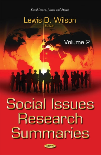 Book cover of: Social Issues Research Summaries (with Biographical Sketches). By: Lewis D. Wilson