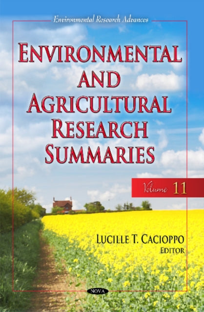 Book cover of: Environmental & Agricultural Research Summaries (with Biographical Sketches). By: Lucille T. Cacioppo