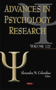 Book cover of: Advances in Psychology Research. By: Alexandra M. Columbus