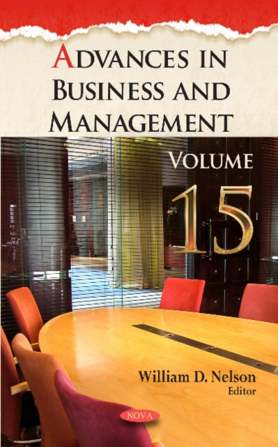 Book cover of: Advances in Business and Management. By: William D. Nelson