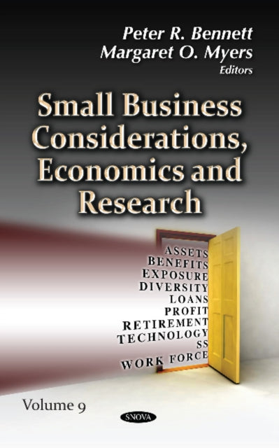 Book cover of: Small Business Considerations, Economics and Research. By: Peter R. Bennett
