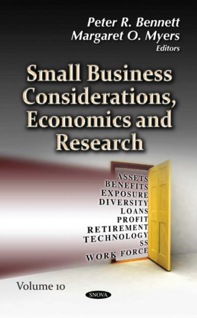 Book cover of: Small Business Considerations, Economics and Research. By: Peter R. Bennett