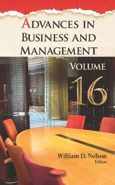 Book cover of: Advances in Business and Management. By: William D. Nelson