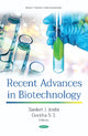 Book cover of: Recent Advances in Biotechnology. By: Sanket J. Joshi