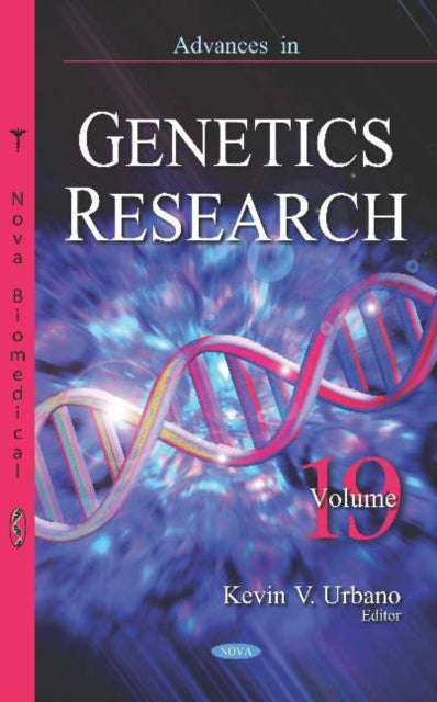 Book cover of: Advances in Genetics Research. By: Kevin V. Urbano