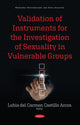 Book cover of: Validation of Instruments for the Investigation of Sexuality in Vulnerable Groups. By: Lubia del Carmen Castillo Arcos