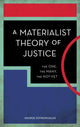 Book cover of: Materialist Theory of Justice. By: George Sotiropoulos