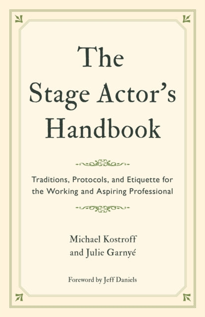 Book cover of: Stage Actor's Handbook. By: Michael Kostroff