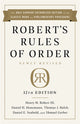 Book cover of: Robert's Rules of Order Newly Revised, 12th edition. By: Henry M., III Robert