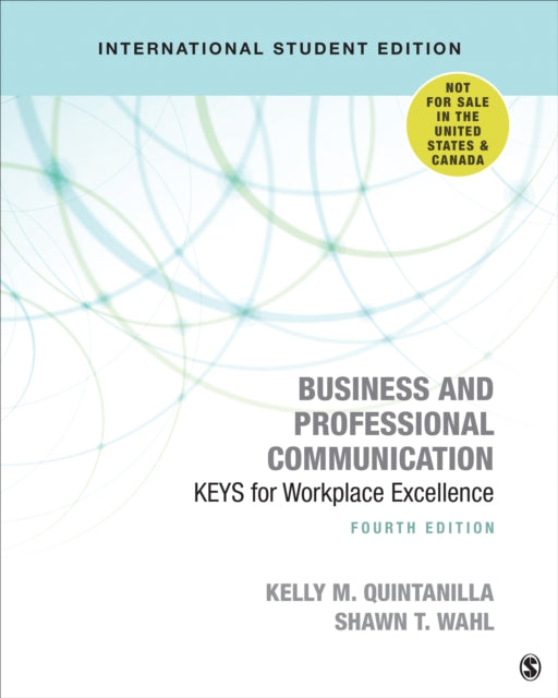 Book cover of: Business and Professional Communication - International Student Edition. By: Kelly M. Quintanilla