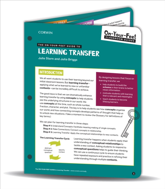 Book cover of: On-Your-Feet Guide to Learning Transfer. By: Julie Stern