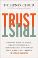 Book cover of: Trust. By: Henry Cloud
