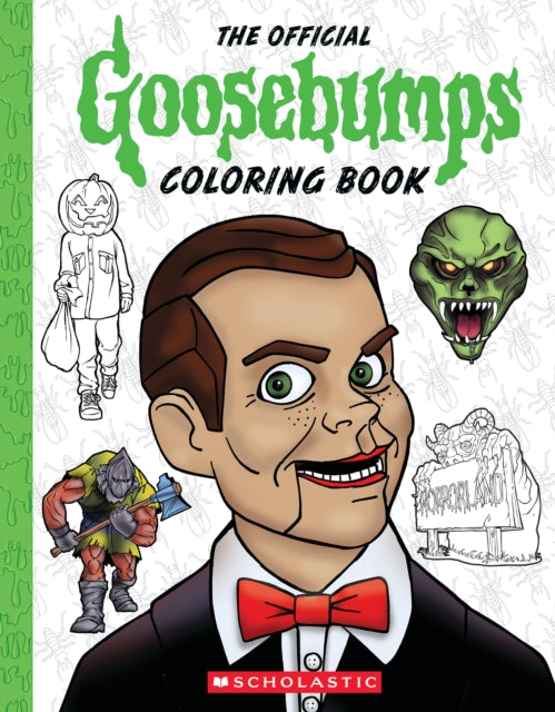 Book cover of: Goosebumps: The Official Coloring Book. By: Brandon Dorman