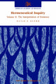 Book cover of: Hermeneutical Inquiry: Volume 2: The Interpretation of Existence. By: David E. Klemm