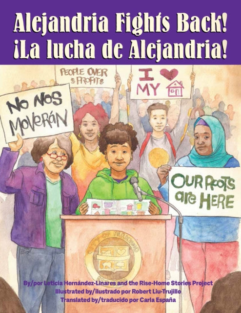 Book cover of: Alejandria Fights Back!. By: Leticia Hernández-Linares