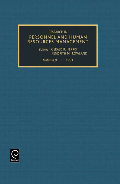 Book cover of: Research in Personnel and Human Resources Management. By: Gerald R. Ferris