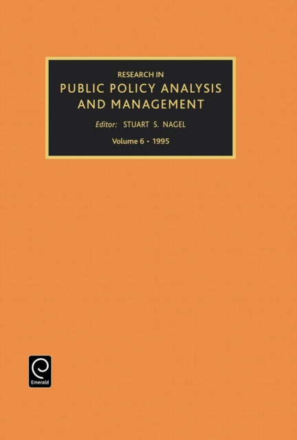 Book cover of: Research in Public Policy Analysis and Management. By: Stuart S. Nagel