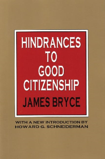 Book cover of: Hindrances to Good Citizenship