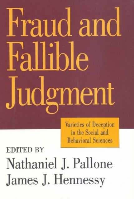 Book cover of: Fraud and Fallible Judgement