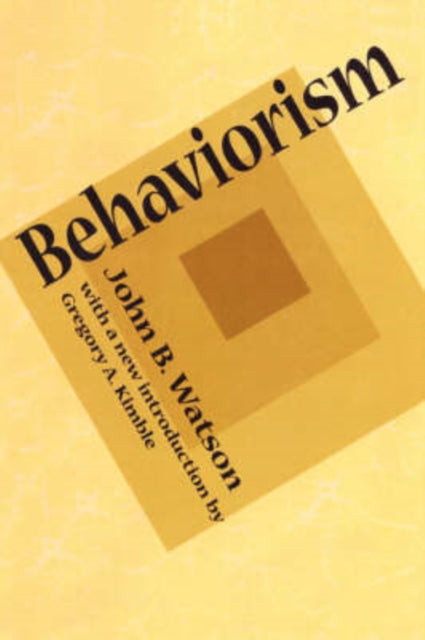 Book cover of: Behaviorism