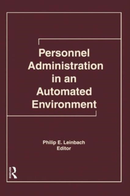 Book cover of: Personnel Administration in an Automated Environment