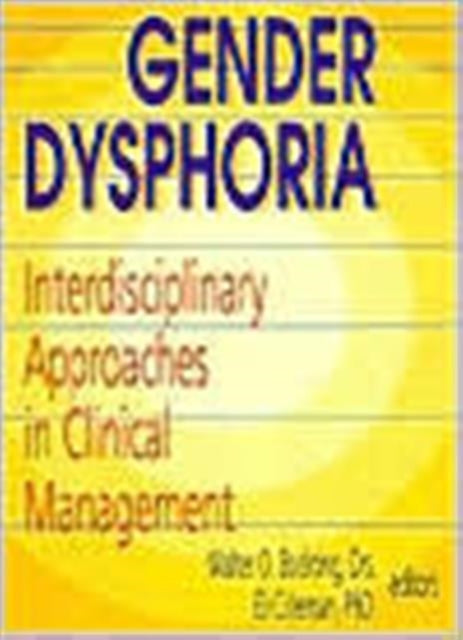 Book cover of: Gender Dysphoria. By: Walter O. Bockting