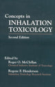 Book cover of: Concepts In Inhalation Toxicology