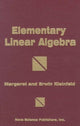 Book cover of: Elementary Linear Algebra