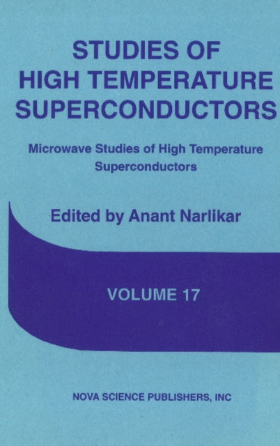 Book cover of: Studies of High Temperature Superconductors. By: Anant Narlikar