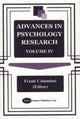 Book cover of: Advances in Psychology Research. By: Frank Columbus