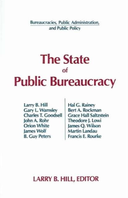 Book cover of: State of Public Bureaucracy