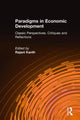 Book cover of: Paradigms in Economic Development. By: Rajani Kannepalli Kanth.