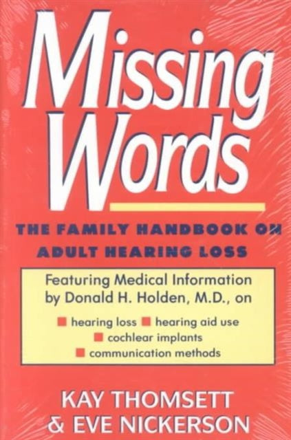Book cover of: Missing Words